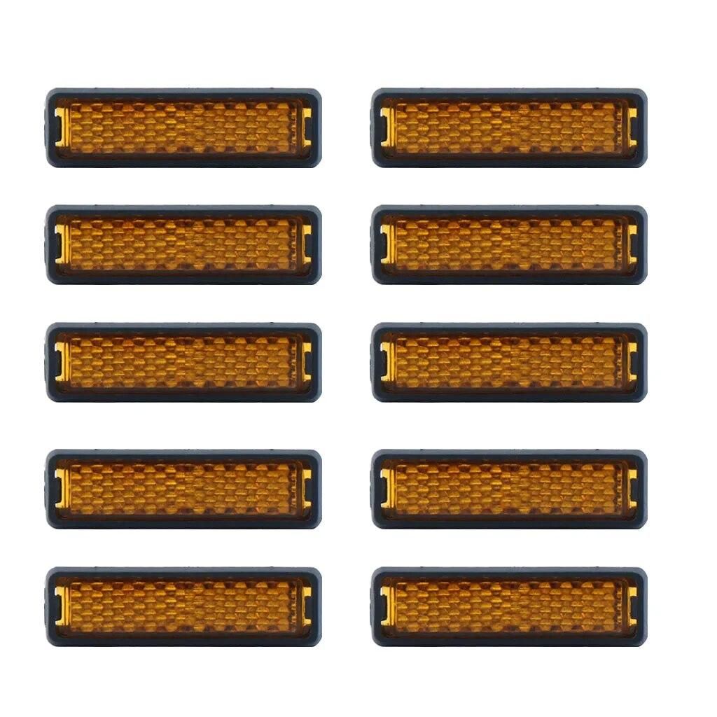 10pcs Cycling Foot Pedal Reflector Biking Cycling MTB Mountain Rode Bike Light