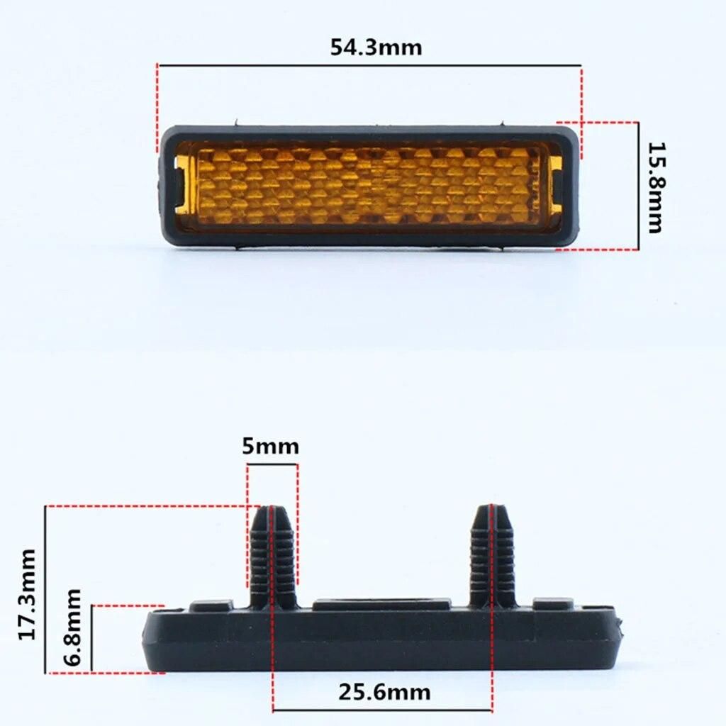 10pcs Cycling Foot Pedal Reflector Biking Cycling MTB Mountain Rode Bike Light