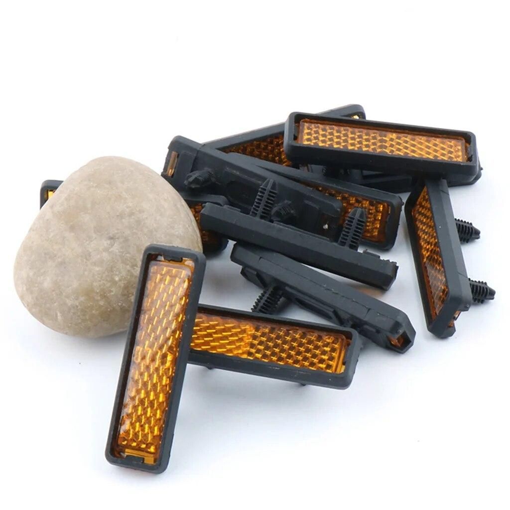 10pcs Cycling Foot Pedal Reflector Biking Cycling MTB Mountain Rode Bike Light