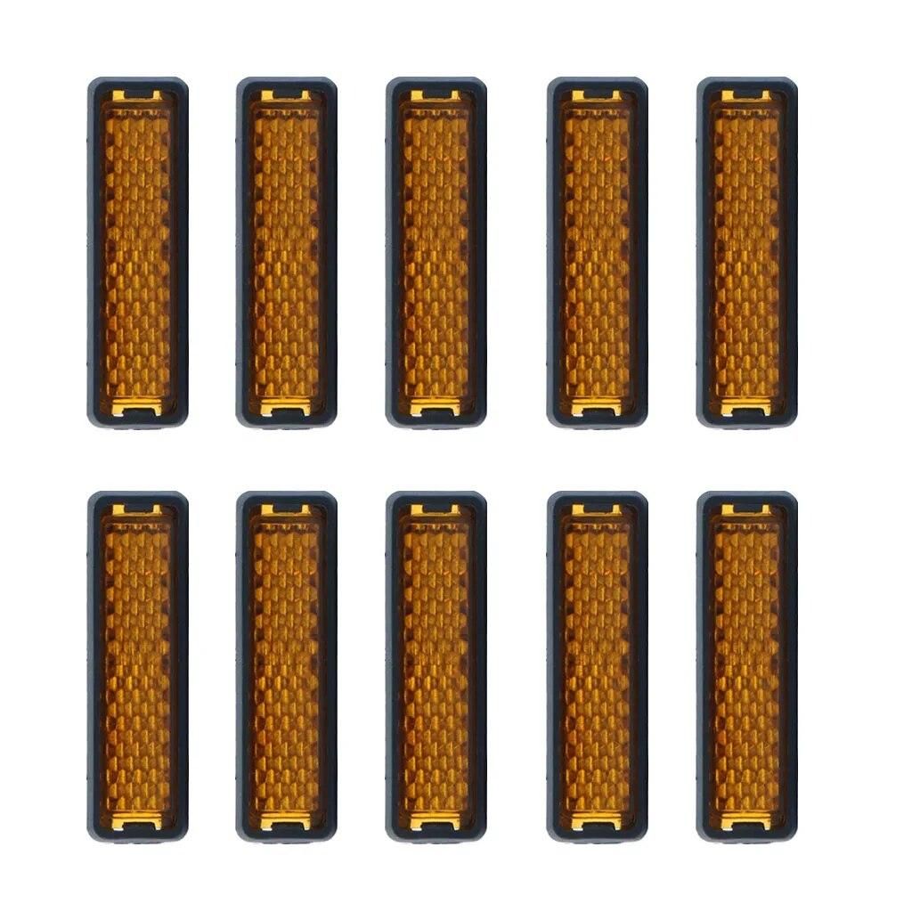 10pcs Cycling Foot Pedal Reflector Biking Cycling MTB Mountain Rode Bike Light