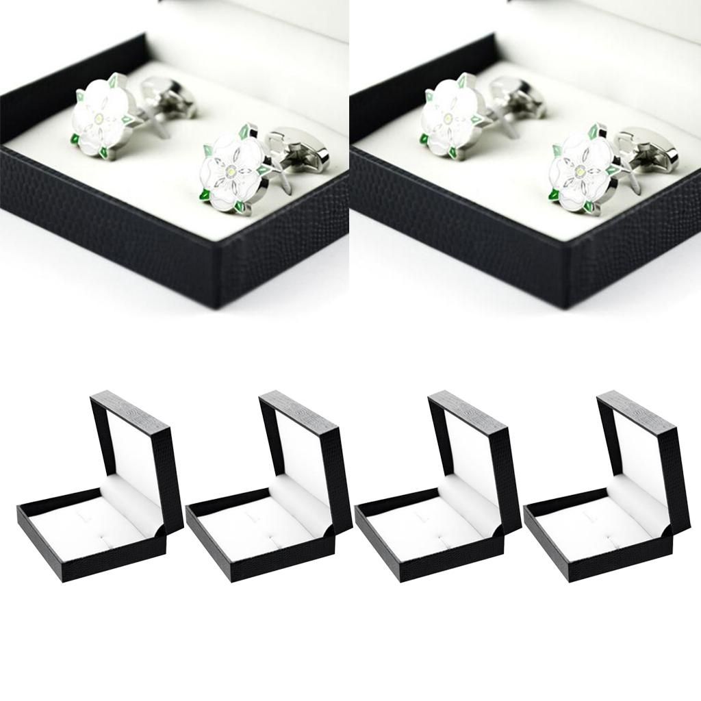 4pcs  Cufflinks Display Case  7x8x3cm Storage