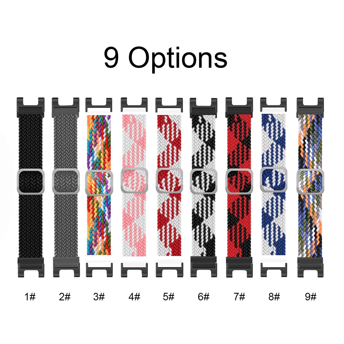 Watch Bands 22mm Width Replacement Watch Straps Nylon Strap