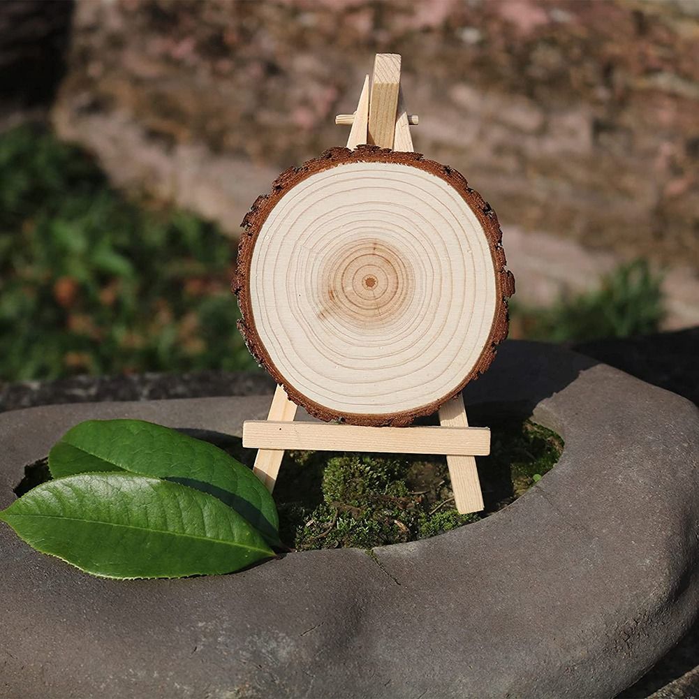 Natural Wood Slices Wooden Circles Craft Unfinished Wood