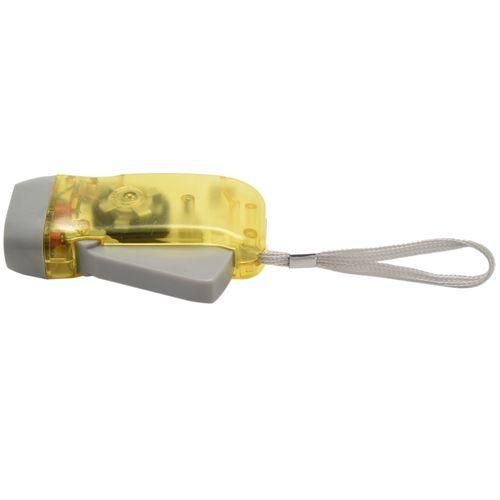 3 LED Dynamo Wind Up Flashlight Hand-pressing Crank NR No
