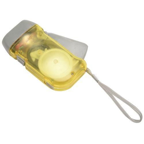 3 LED Dynamo Wind Up Flashlight Hand-pressing Crank NR No