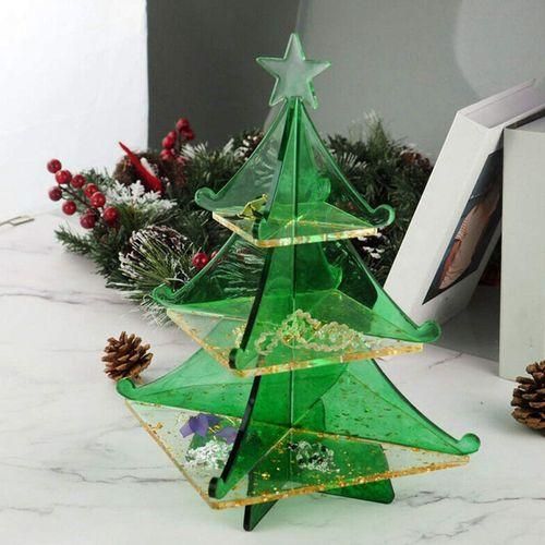 DIY Crystal Epoxy Resin Mold Christmas Tree Mold
