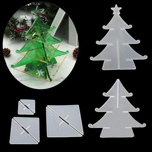 DIY Crystal Epoxy Resin Mold Christmas Tree Mold