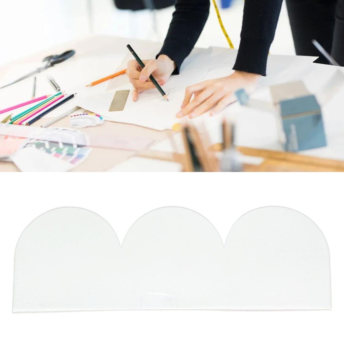 Template Tailor Supplies Quilting Guide Handmade Clear M