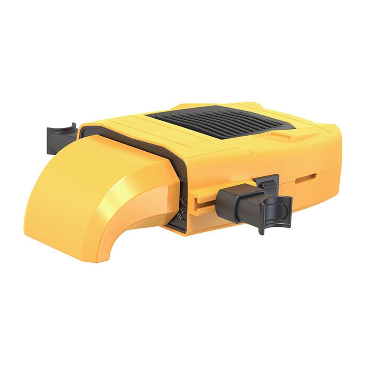 Electric Heating Fan 12V24V Car Windshield Heater Yellow
