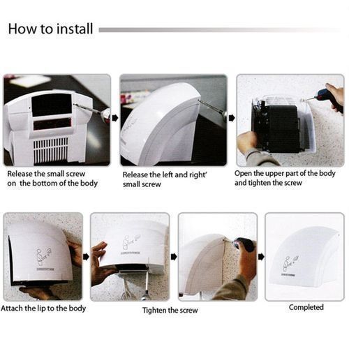 Hand Dryer Household Hotel Automatic Infared Sensor Bathroom Hand Drying Machine