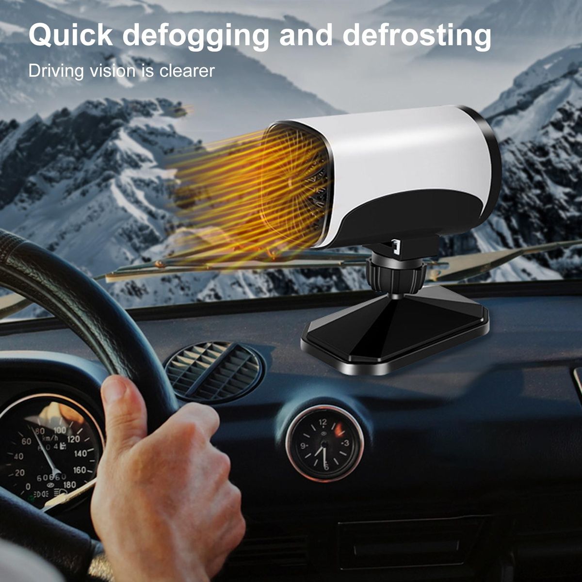Windshield Heater 12V 24V Portable Car Defroster 12v