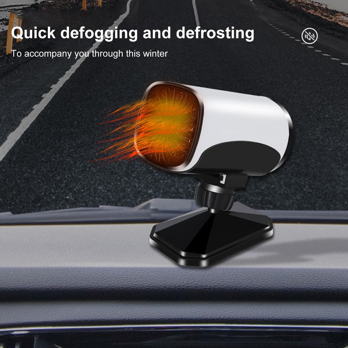 Windshield Heater 12V 24V Portable Car Defroster 12v