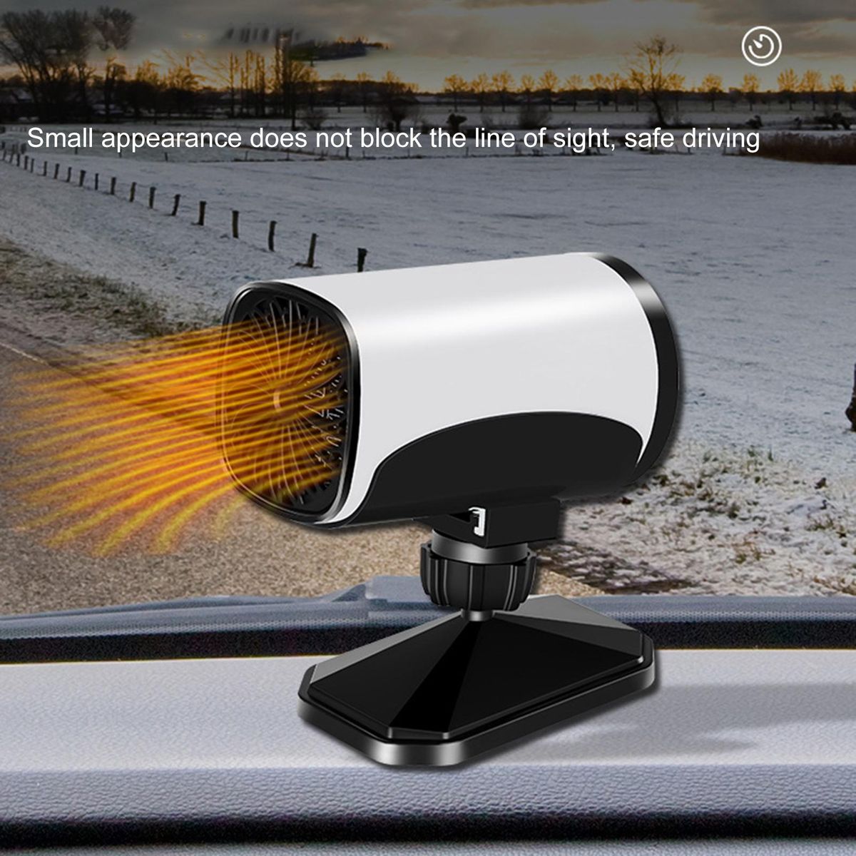 Windshield Heater 12V 24V Portable Car Defroster 12v