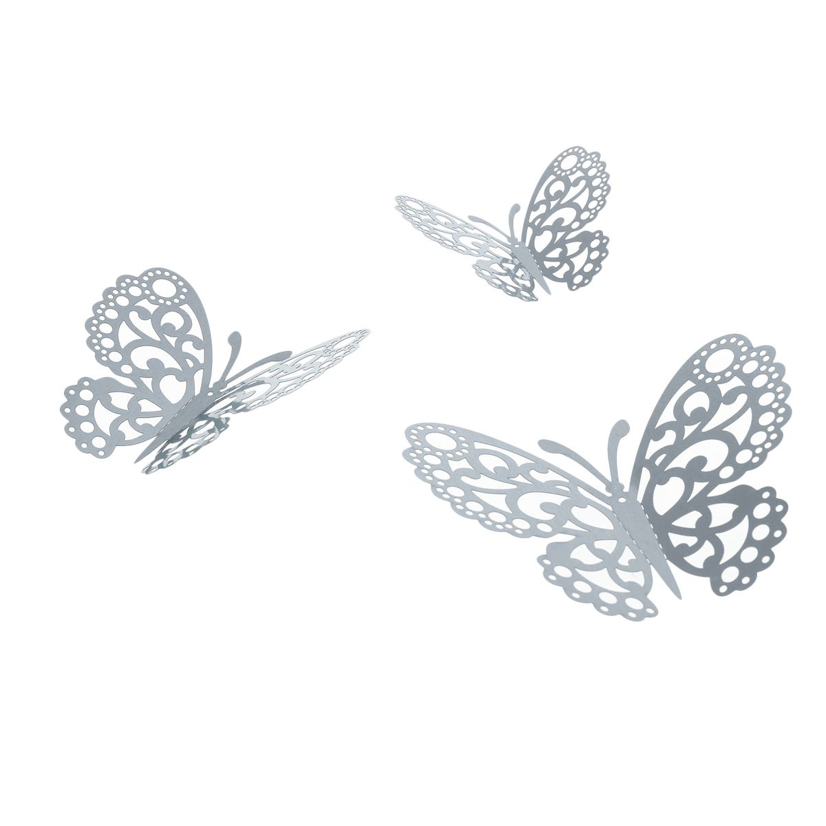12pcs/set Vivid 3D Butterfly Wall Stickers Removable Mural