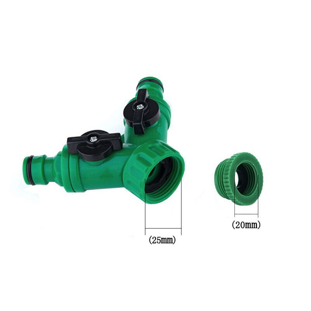 2 Way Y Shape Hose Splitter Pipe Adapter Irrigation