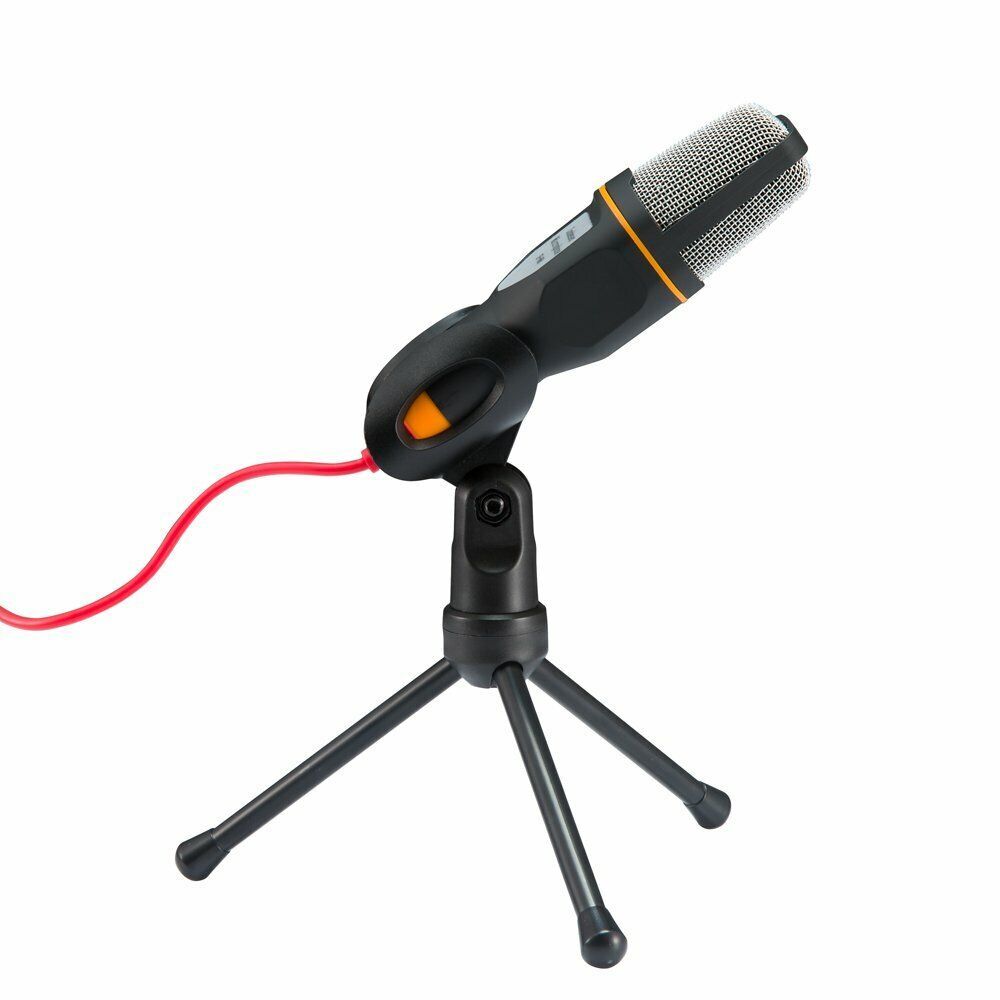 3.5mm Jack Recording Condenser Microphone Desk For PC Laptop