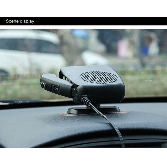 12V 200W  Ar Heater Ele Tri  Heater Gl  Defrost Defog Heating  Hine-Black-12V