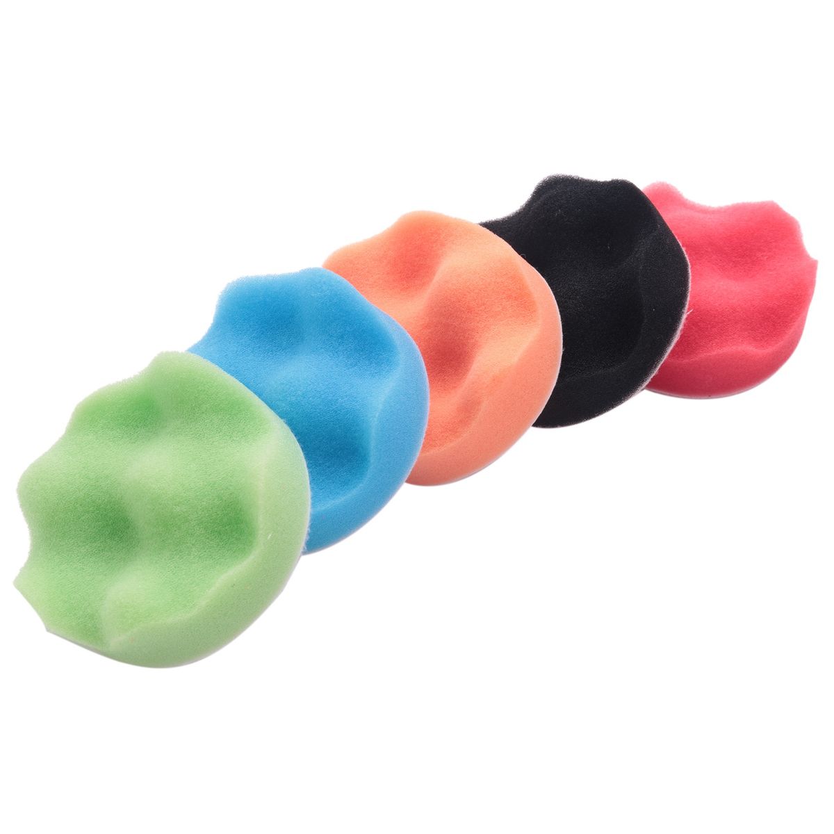 11Pcs 3" Waves Buffer Polishing Pad Set For Car