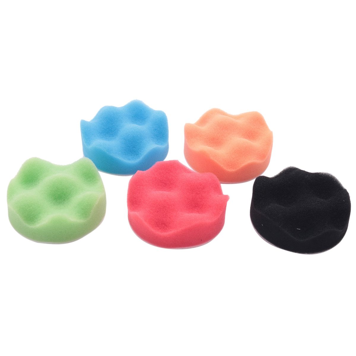 11Pcs 3" Waves Buffer Polishing Pad Set For Car