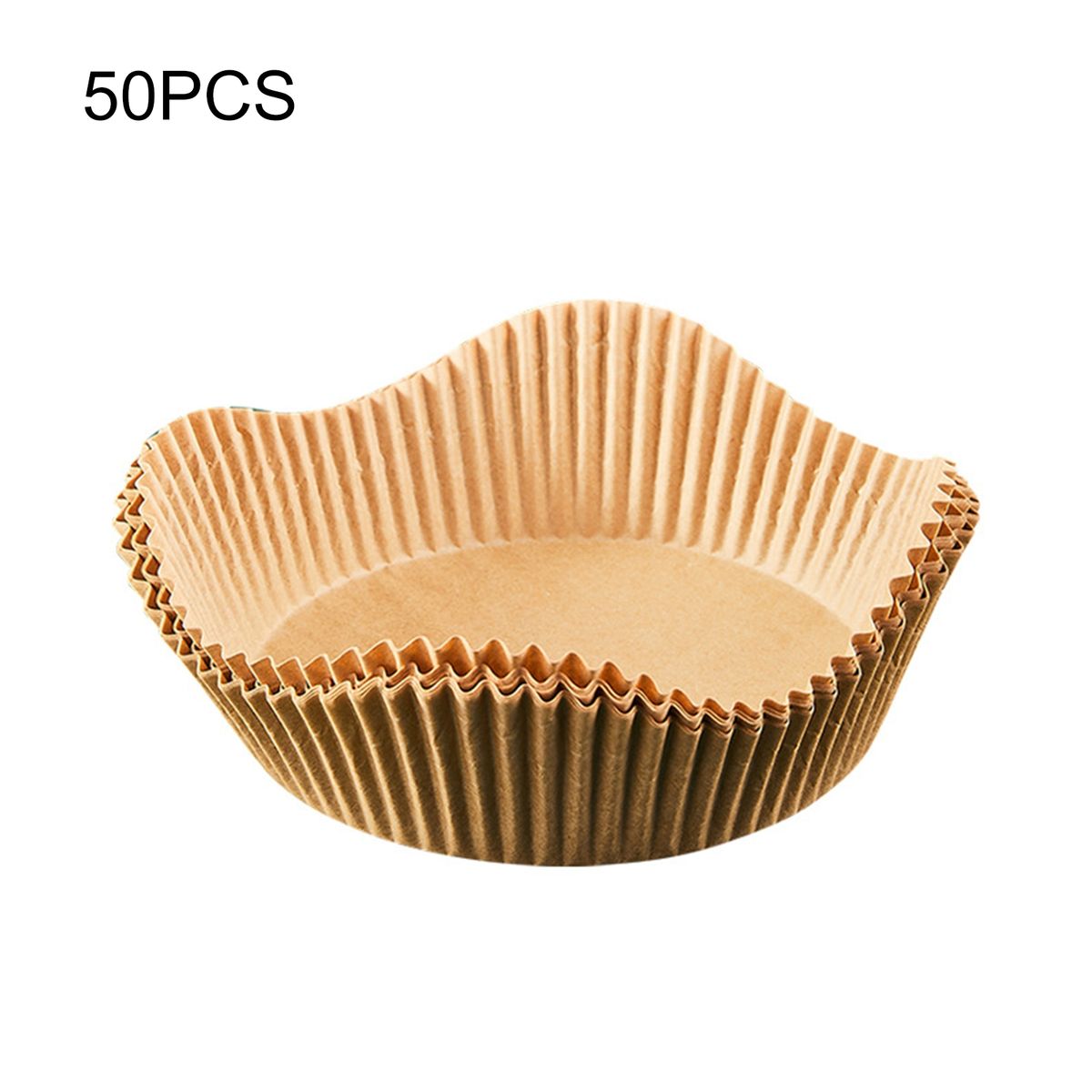 50PcsSet Baking Liner Geometric Oilproof Fryer Paper Liner 50pcs