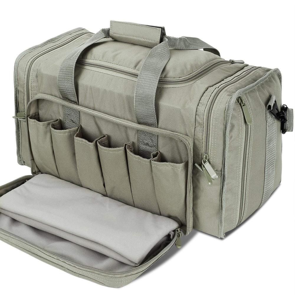 Tactical Package Military Lockable Zipper Nylon Gray Color