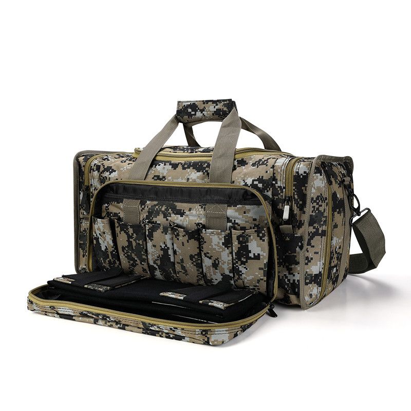 Tactical Package Military Lockable Zipper Nylon Gray Color