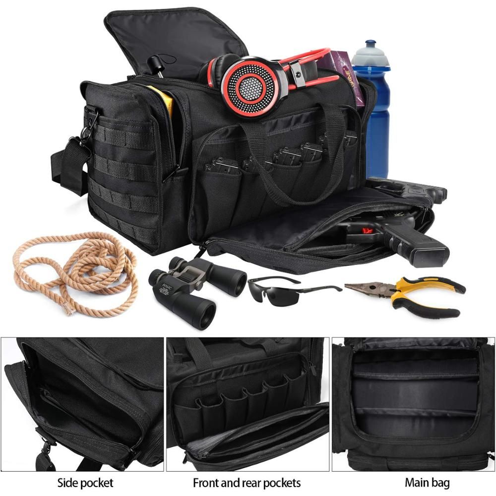 Tactical Package Military Lockable Zipper Nylon Gray Color