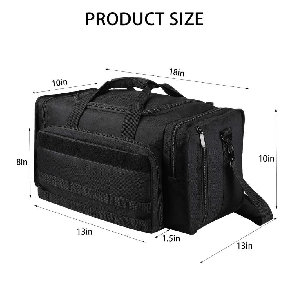 Tactical Package Military Lockable Zipper Nylon Gray Color