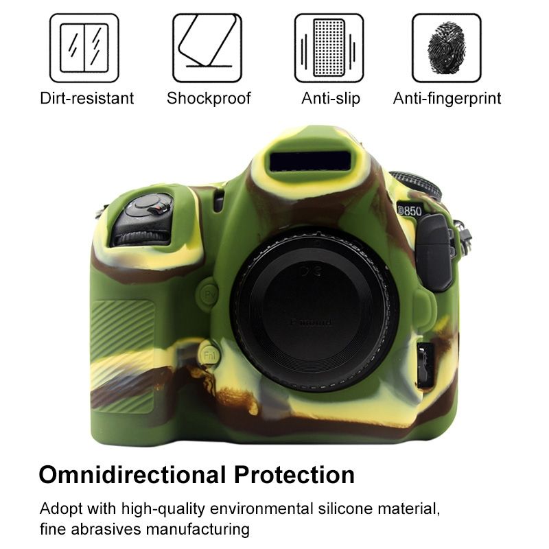PULUZ Soft Silicone Protective Case For Nikon D850()