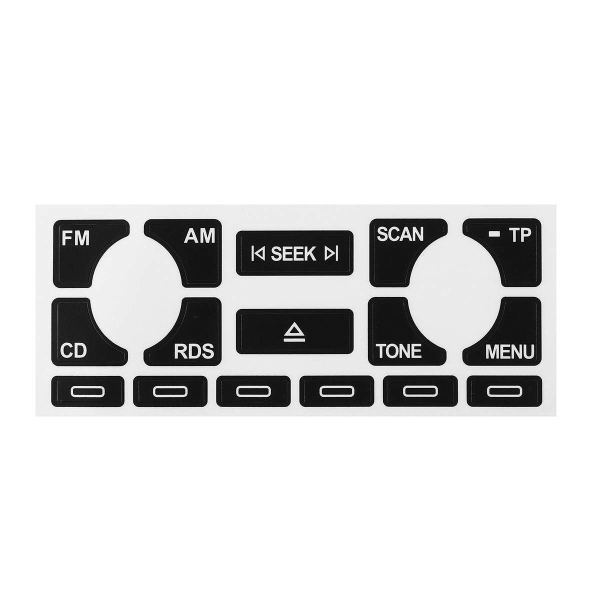 For Audi A4 B6 B7 A6 A2 And A3 8L/P Radio Stereo Worn Peeling Button Repair Decals Stickers