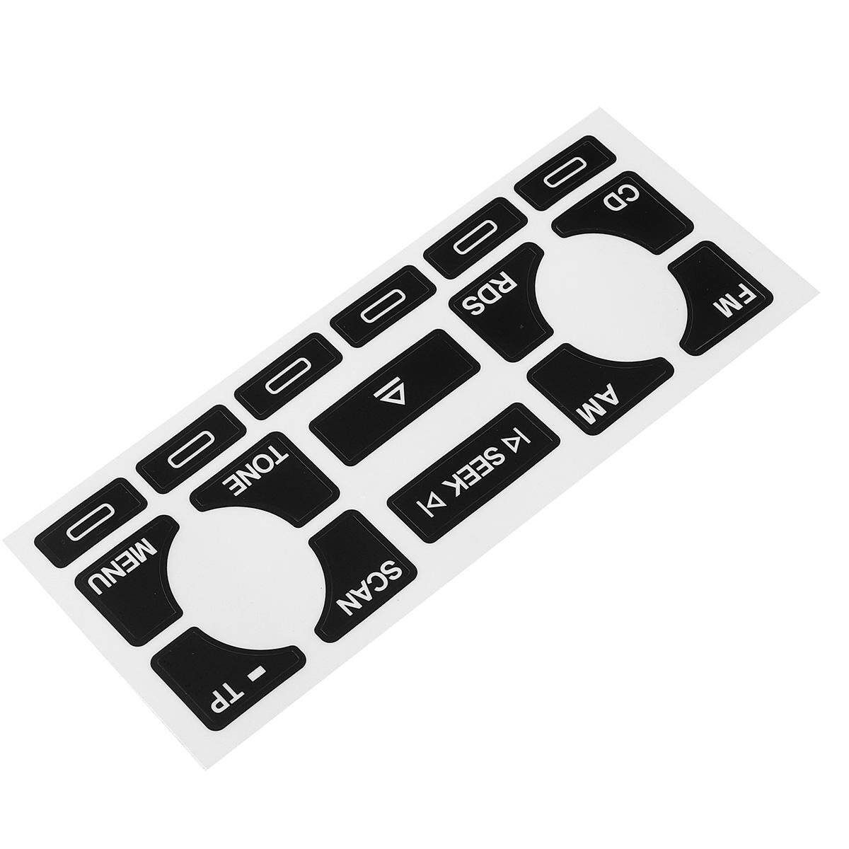 For Audi A4 B6 B7 A6 A2 And A3 8L/P Radio Stereo Worn Peeling Button Repair Decals Stickers