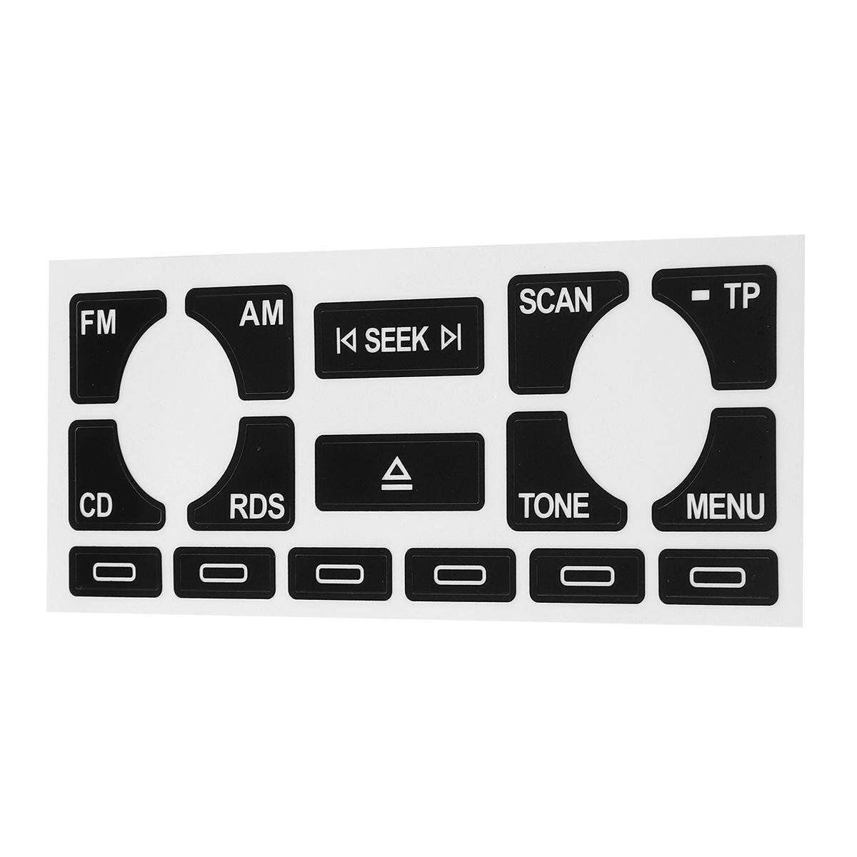 For Audi A4 B6 B7 A6 A2 And A3 8L/P Radio Stereo Worn Peeling Button Repair Decals Stickers