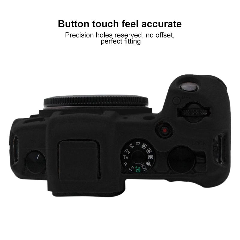PULUZ Soft Silicone Protective Case For Canon EOS RP(Black)