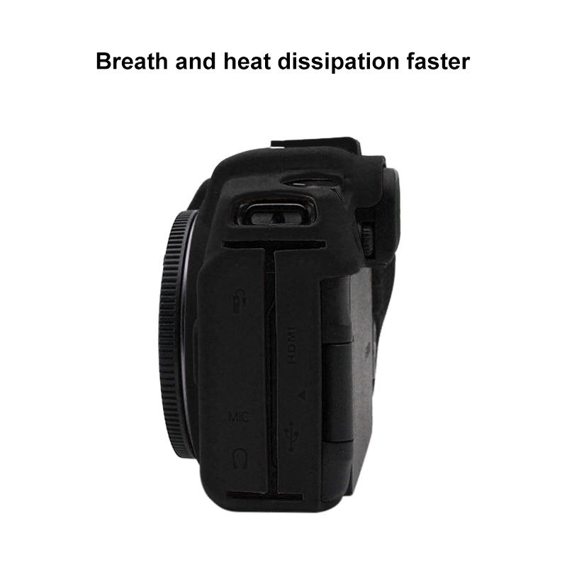 PULUZ Soft Silicone Protective Case For Canon EOS RP(Black)