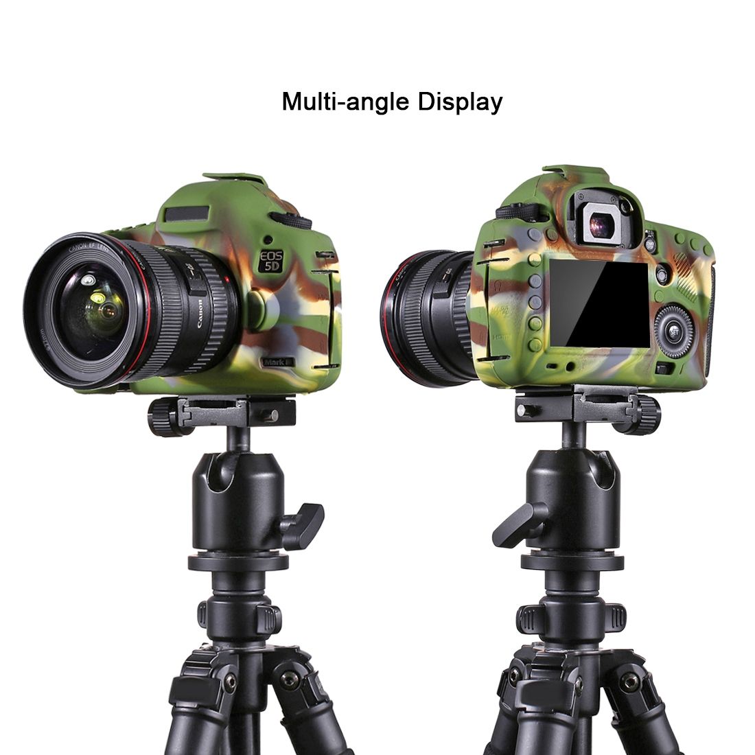 PULUZ Soft Silicone Protective Case For Canon EOS 5D Mark III / 5D3()