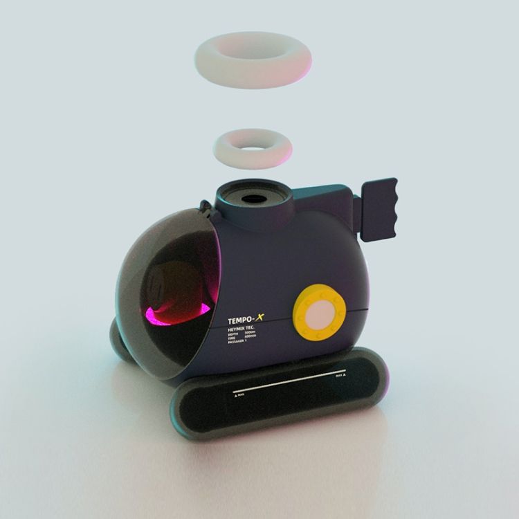 HEY MIX Desktop Smoke Ring Humidifier