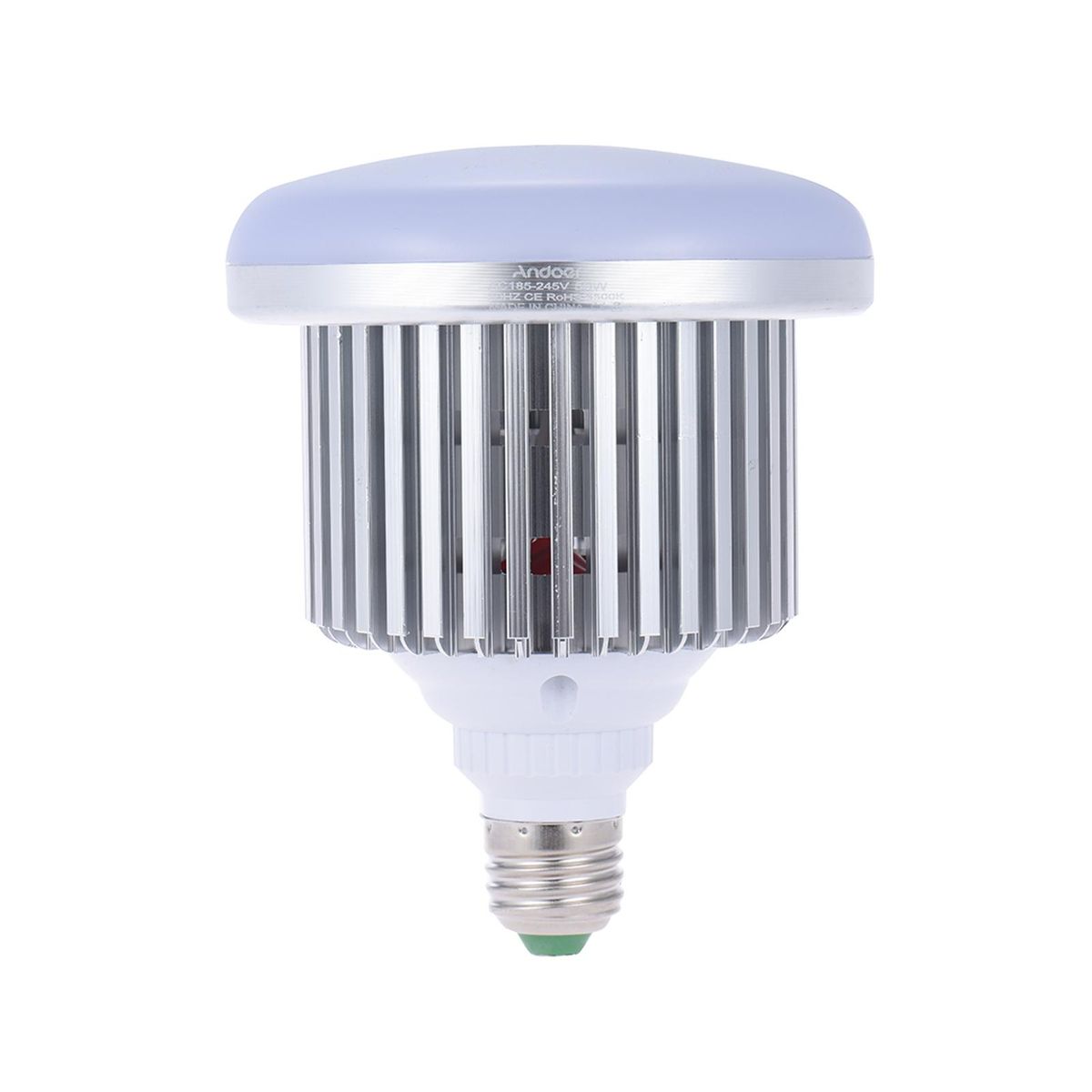 Andoer 50W 5500K 72 Beads E27 Socket Photo Video Studio Continuous Daylight Fill-in Softbox Photography LED Lamp Light Bulb for DSLR Camera & Smartphone Shooting
