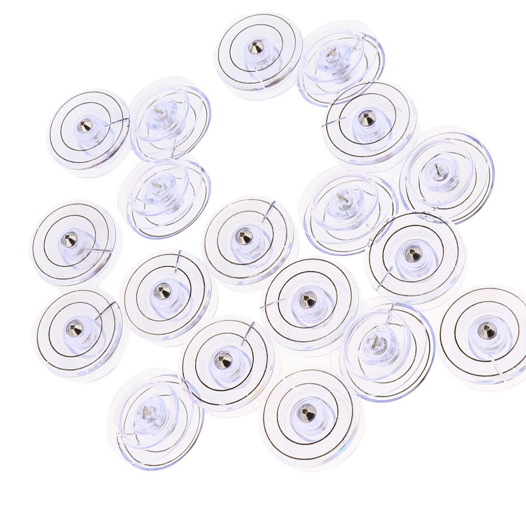 20Pcs DIY Plastic Bobbin Spool For Singer Household Sewing Machine 21