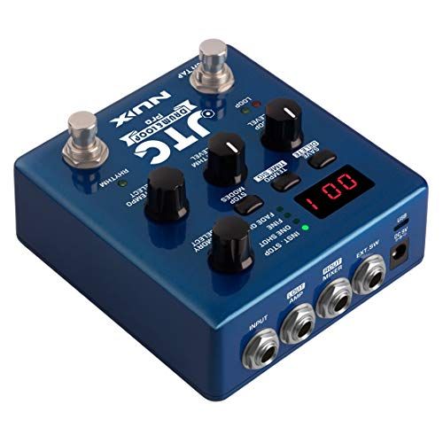 NUX JTC PRO Drum Loop PRO Dual Switch Looper Pedal 6 Hours R