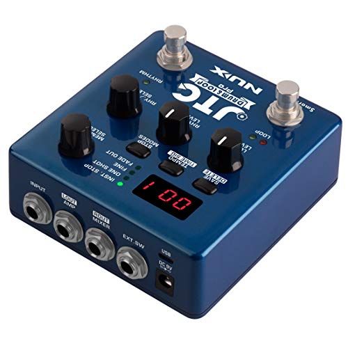 NUX JTC PRO Drum Loop PRO Dual Switch Looper Pedal 6 Hours R