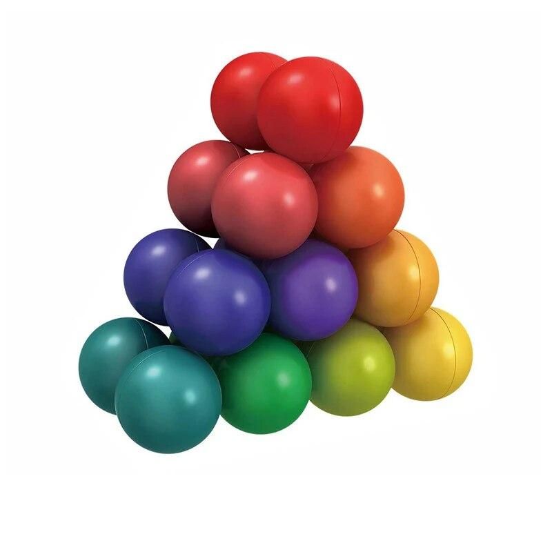 New Fidget Toys puzzles Ball Anti stress relief Rainbow Ball ADHD Adults Stocking Stuffer Stress Decompression Bracelet Kids Toy