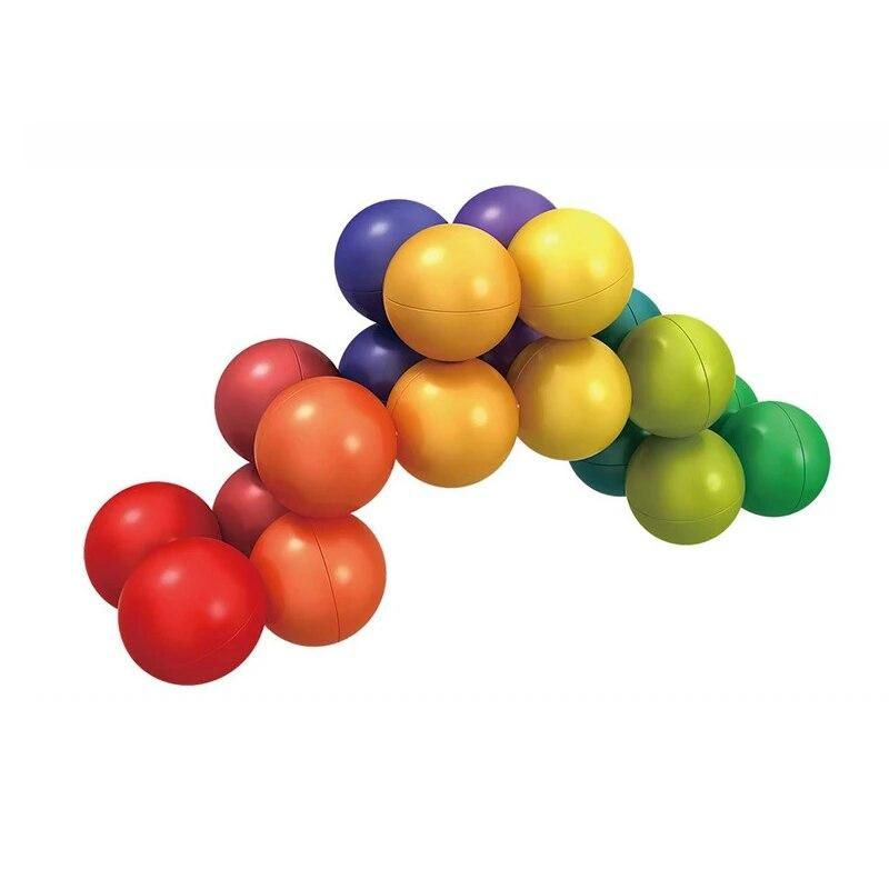 New Fidget Toys puzzles Ball Anti stress relief Rainbow Ball ADHD Adults Stocking Stuffer Stress Decompression Bracelet Kids Toy