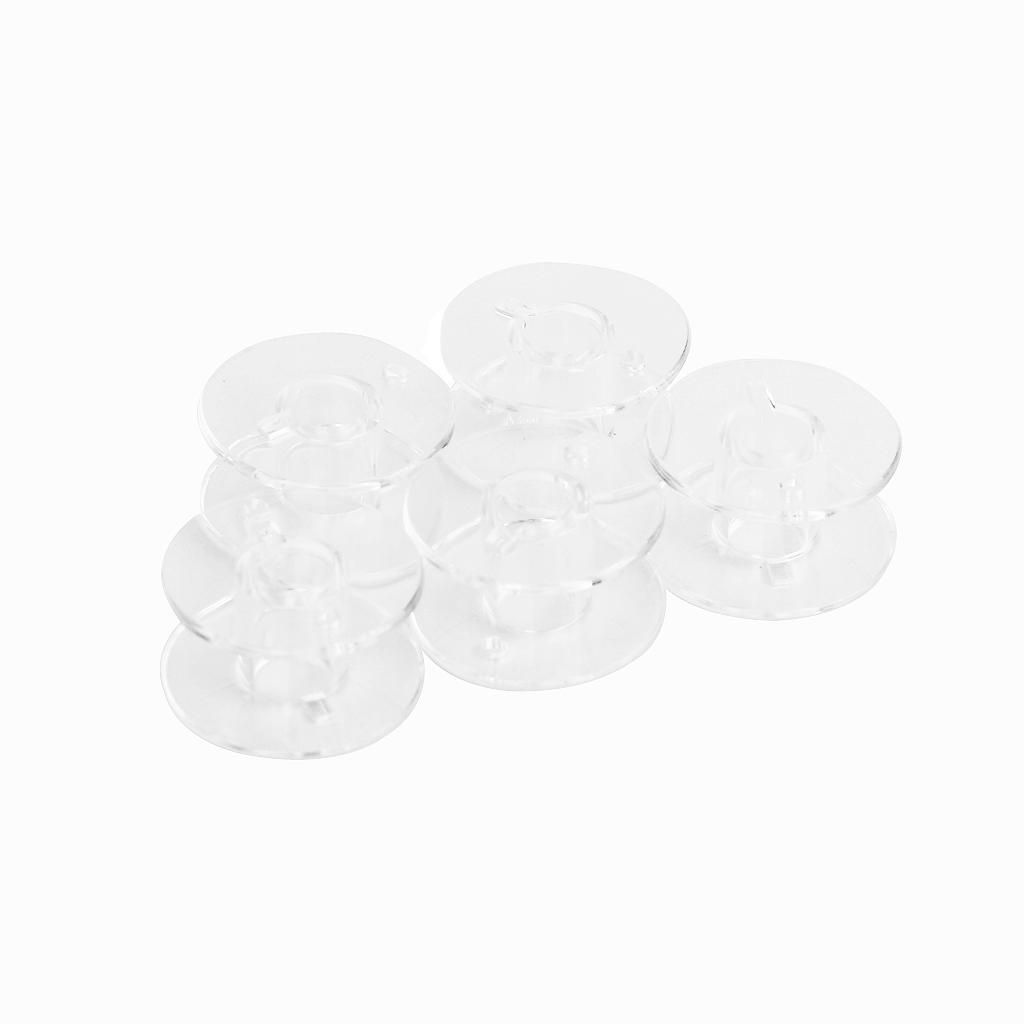 5x Sewing Machine Bobbins Spool Plastic For  Janome Singer
