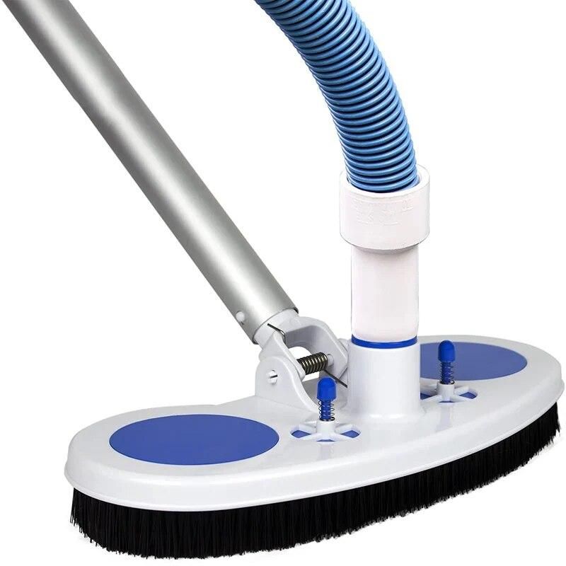 Swimming Pool Arc-Shaped Brush Pool Cleaner Swimming Pool Accessory Vacuum Suction Head 13" Durable Cleaner Brush Fast cleaning