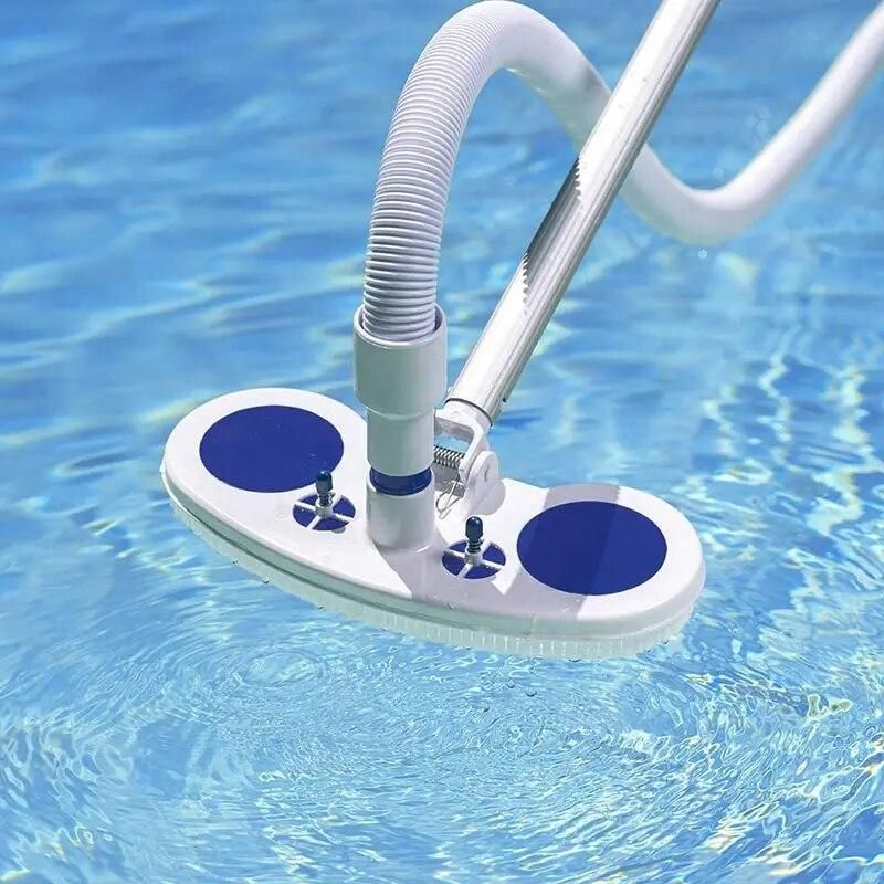 Swimming Pool Arc-Shaped Brush Pool Cleaner Swimming Pool Accessory Vacuum Suction Head 13" Durable Cleaner Brush Fast cleaning