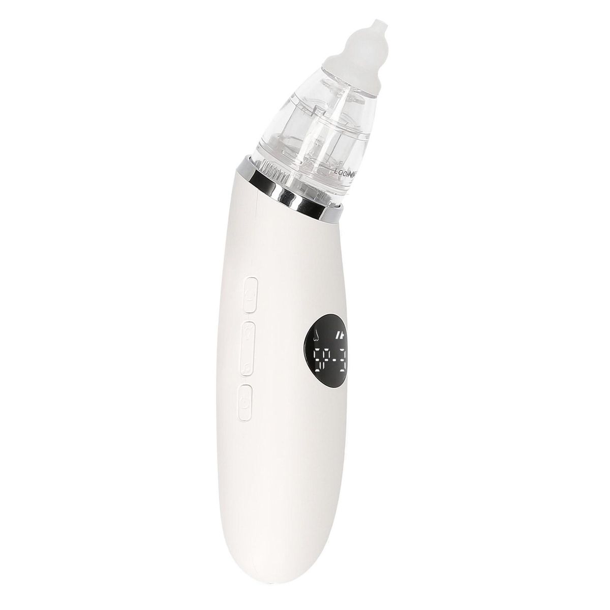 Baby Nasal Aspirator Electric Nose Suction Nose Cleaner with 3 Silicone Tips & Suction Levels LED Display Built-in Flashing Lights and Music