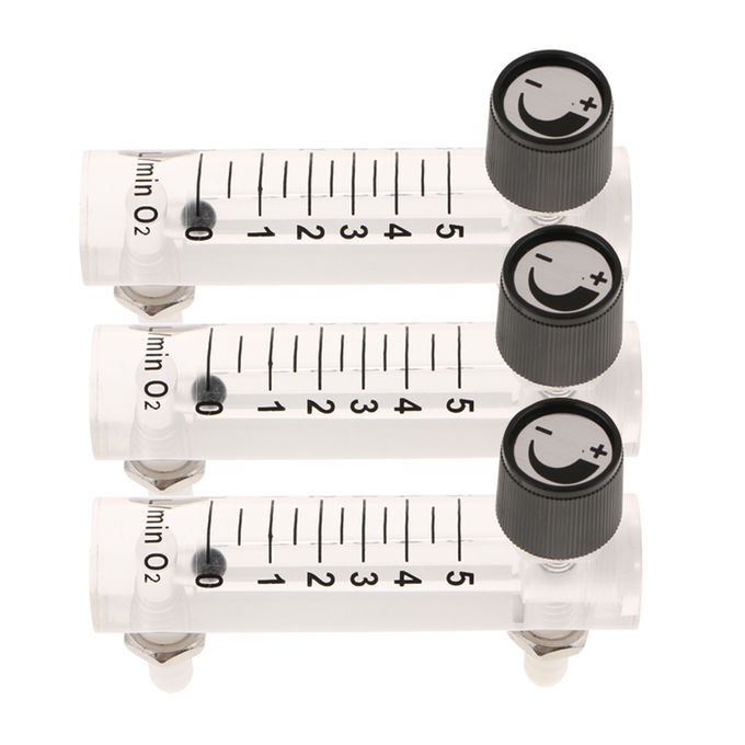 3x Household Oxygen Gas Air  Meter Device Supplies W Valve
