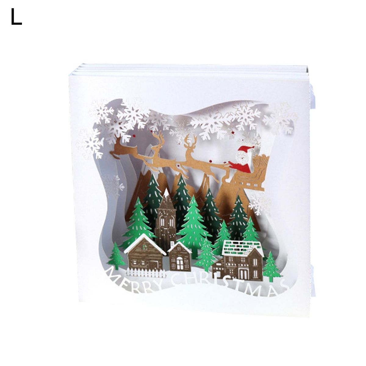 Christmas Card Decorative Gifts Greeting Card L