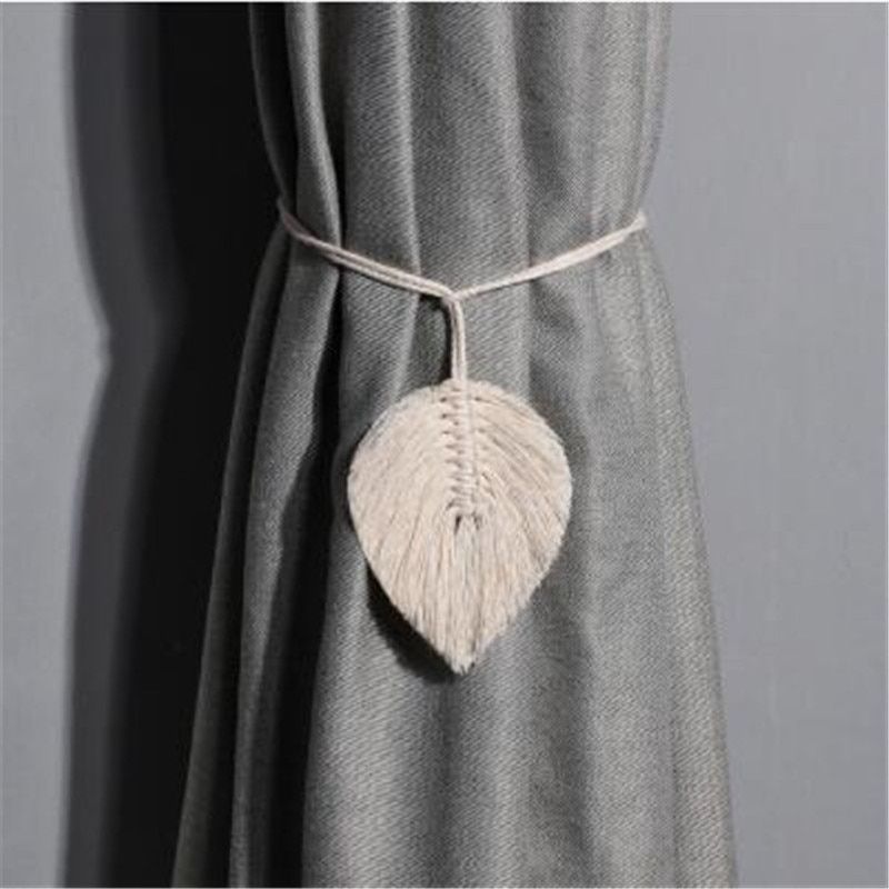 Handmade Macrame Curtain Tiebacks Cotton Weave Curtains