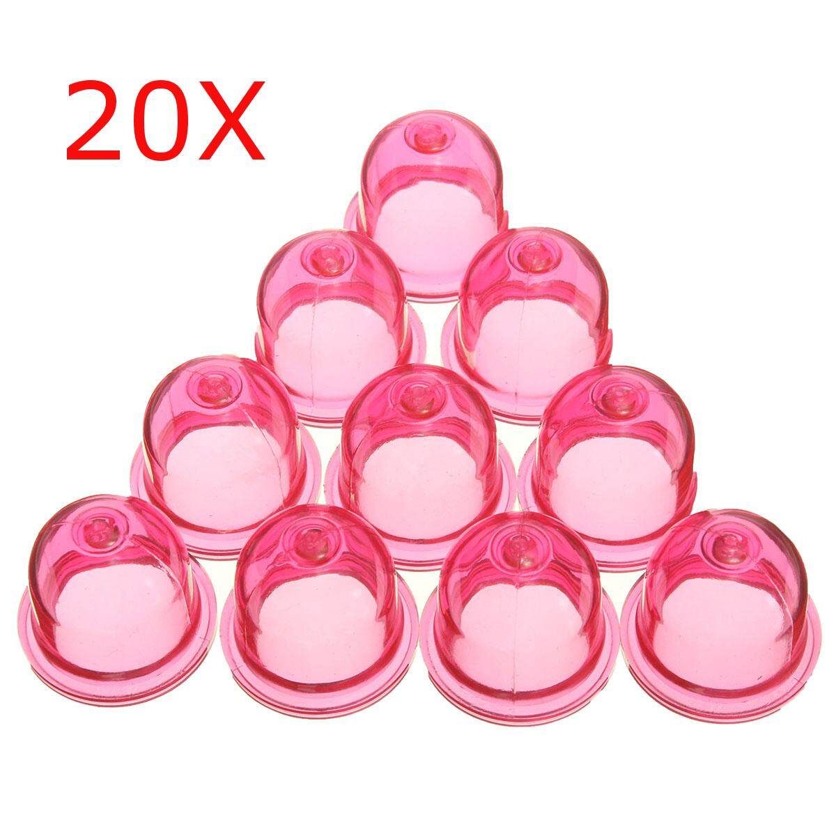 20xRed Primer Bulb Pump Oil Bubble For Walbro Poulan 530-035497 188-16, 188-16-1